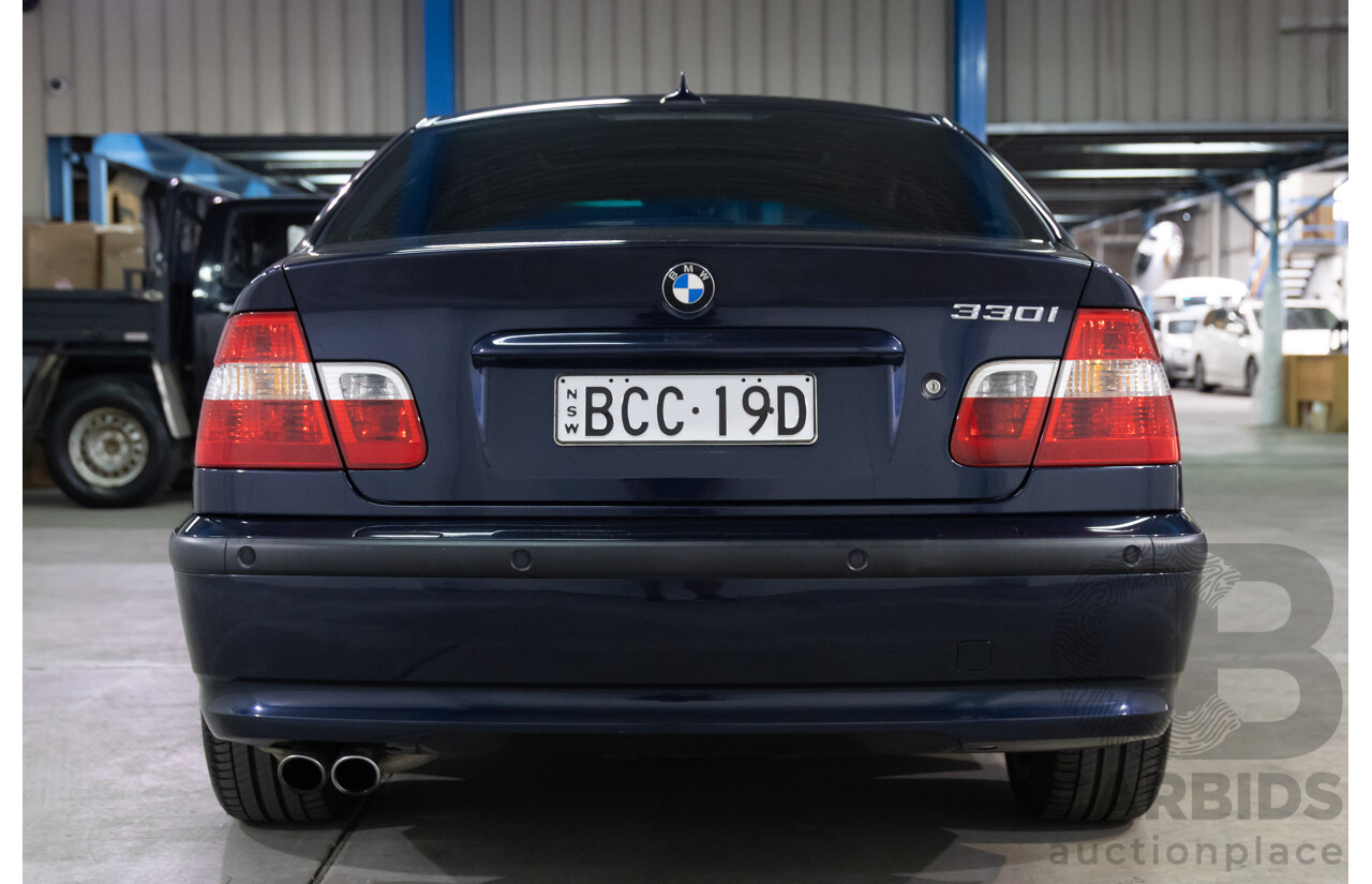6/2002 BMW 330i E46 4d Sedan Orient Blue Metallic 3.0L