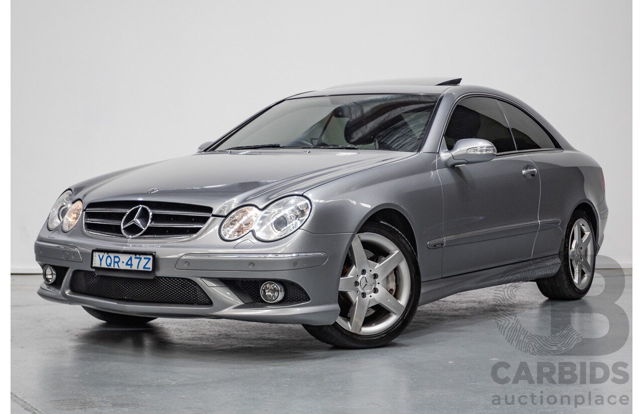 01/2009 Mercedes-Benz CLK280 Avantgarde C209 07 Upgrade 2d Coupe Palladium Silver Metallic 3.0L