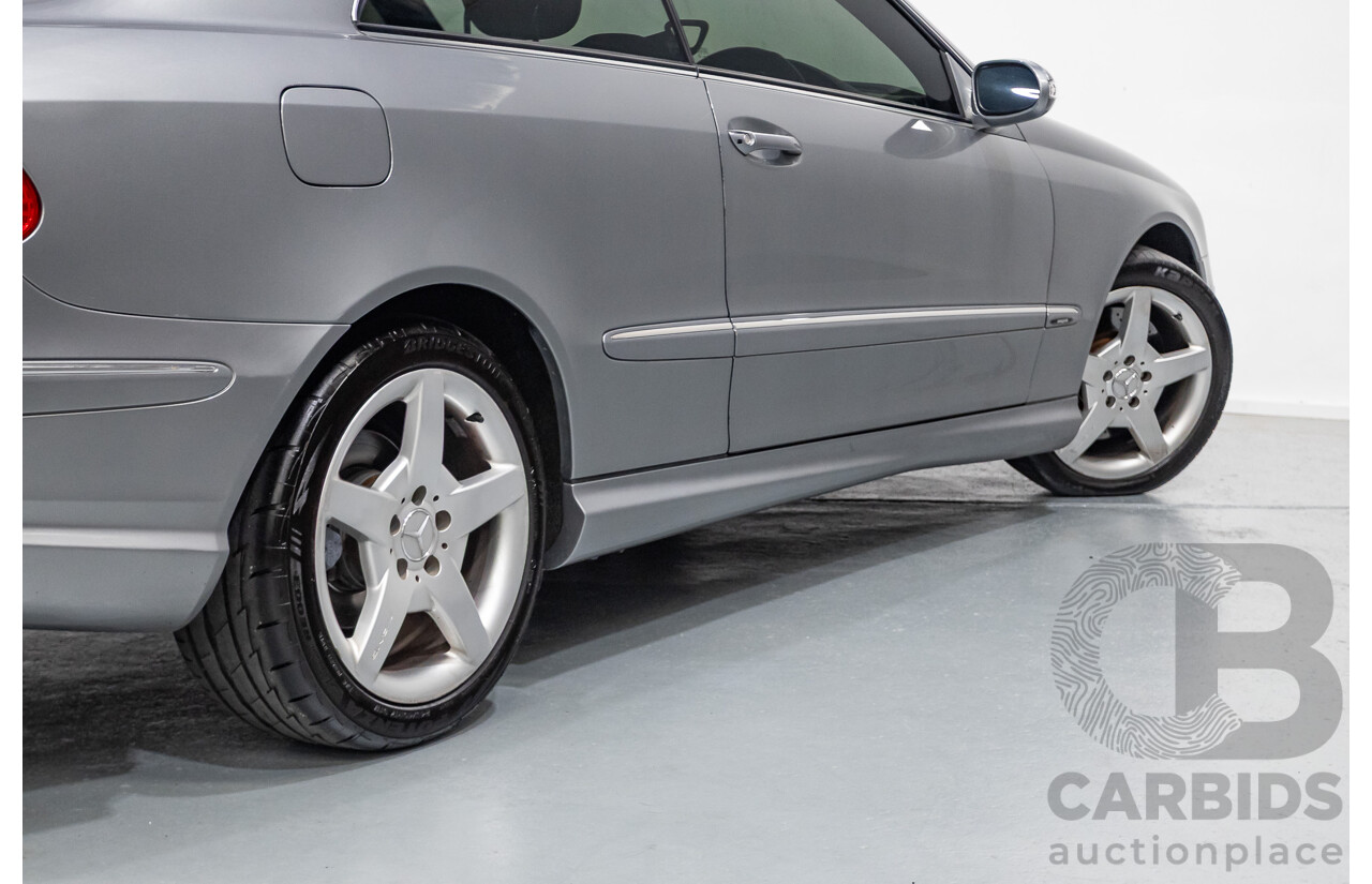 01/2009 Mercedes-Benz CLK280 Avantgarde C209 07 Upgrade 2d Coupe Palladium Silver Metallic 3.0L