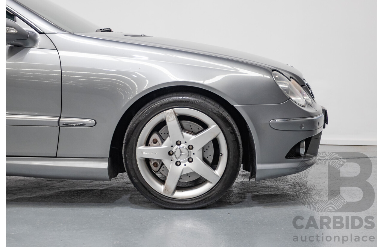01/2009 Mercedes-Benz CLK280 Avantgarde C209 07 Upgrade 2d Coupe Palladium Silver Metallic 3.0L