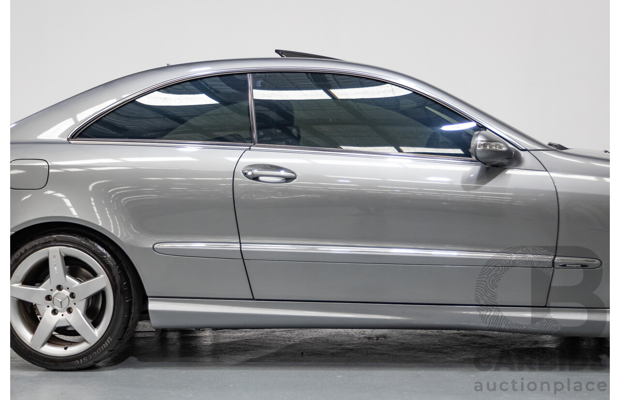 01/2009 Mercedes-Benz CLK280 Avantgarde C209 07 Upgrade 2d Coupe Palladium Silver Metallic 3.0L