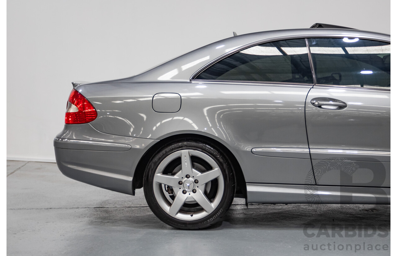 01/2009 Mercedes-Benz CLK280 Avantgarde C209 07 Upgrade 2d Coupe Palladium Silver Metallic 3.0L