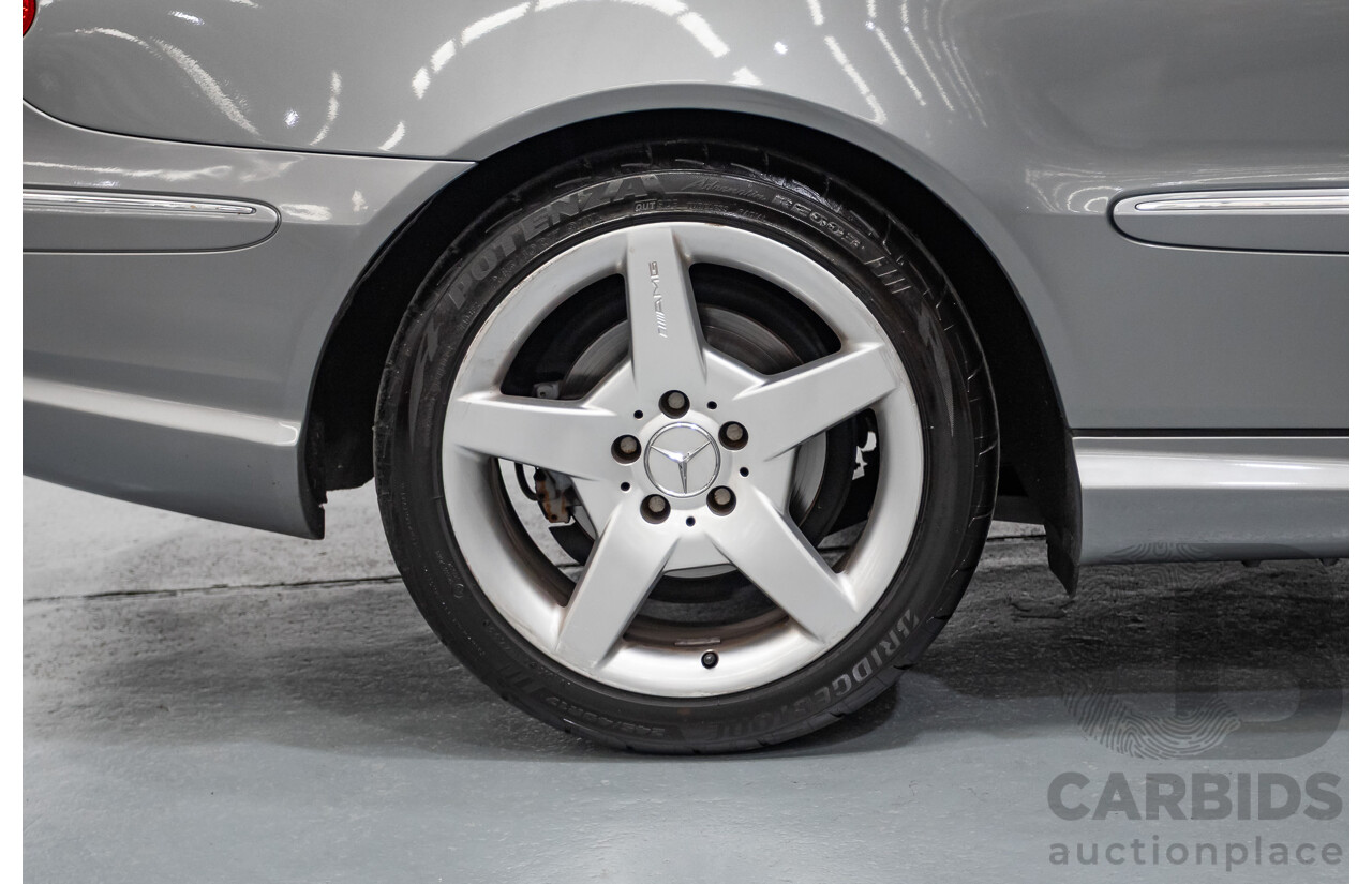 01/2009 Mercedes-Benz CLK280 Avantgarde C209 07 Upgrade 2d Coupe Palladium Silver Metallic 3.0L