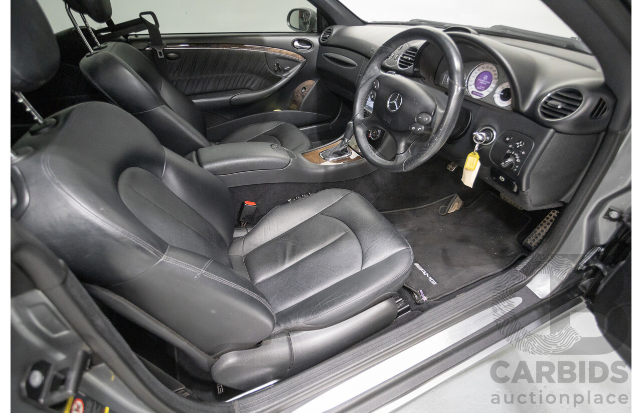 01/2009 Mercedes-Benz CLK280 Avantgarde C209 07 Upgrade 2d Coupe Palladium Silver Metallic 3.0L