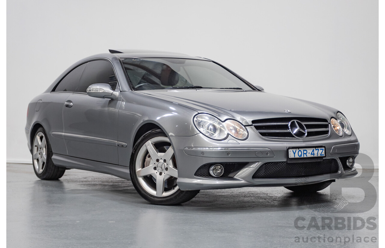 01/2009 Mercedes-Benz CLK280 Avantgarde C209 07 Upgrade 2d Coupe Palladium Silver Metallic 3.0L