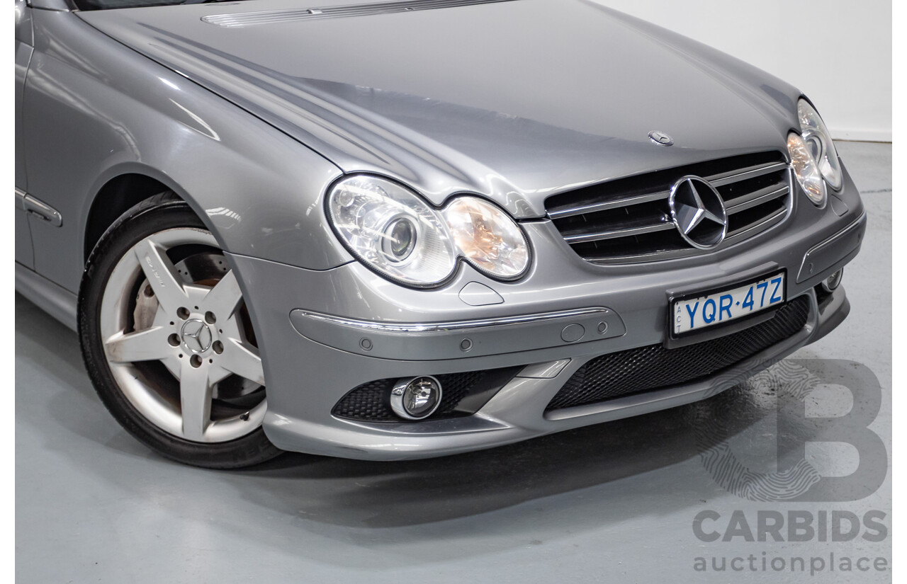 01/2009 Mercedes-Benz CLK280 Avantgarde C209 07 Upgrade 2d Coupe Palladium Silver Metallic 3.0L