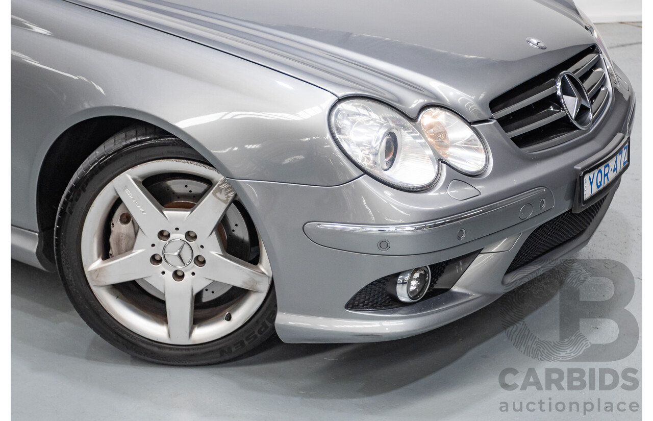 01/2009 Mercedes-Benz CLK280 Avantgarde C209 07 Upgrade 2d Coupe Palladium Silver Metallic 3.0L