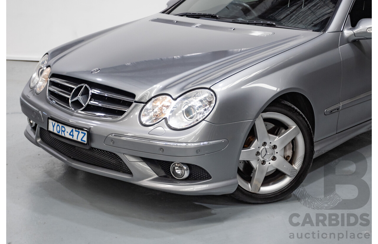 01/2009 Mercedes-Benz CLK280 Avantgarde C209 07 Upgrade 2d Coupe Palladium Silver Metallic 3.0L