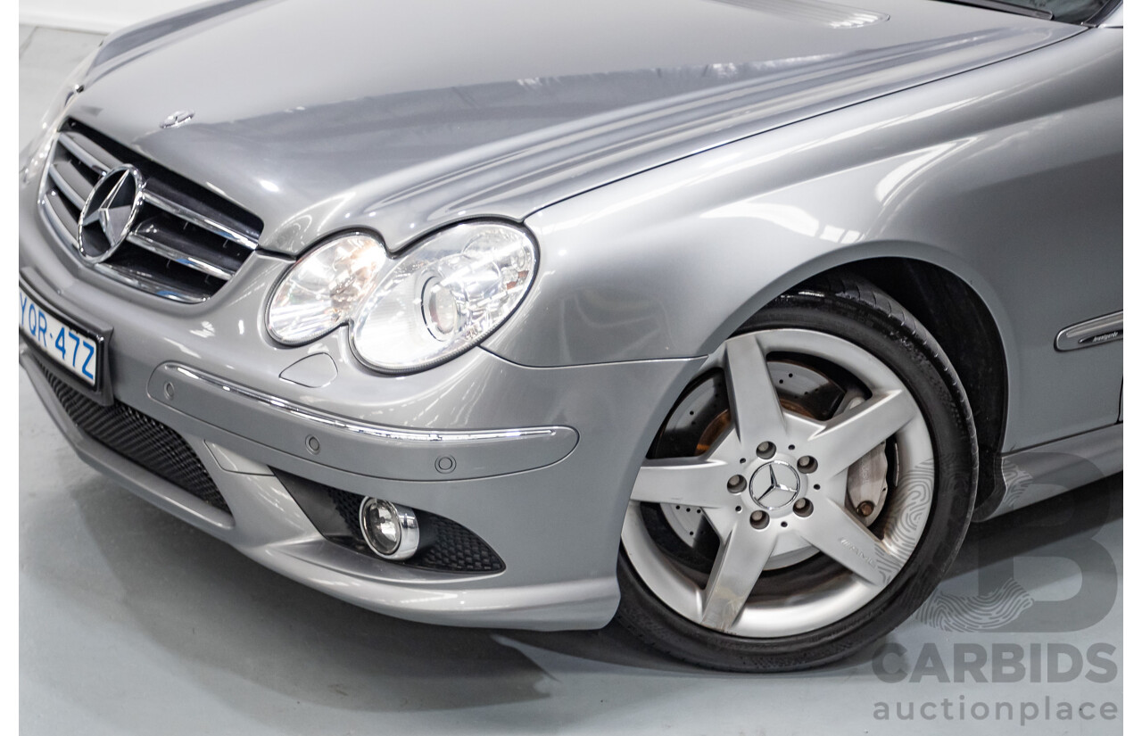01/2009 Mercedes-Benz CLK280 Avantgarde C209 07 Upgrade 2d Coupe Palladium Silver Metallic 3.0L
