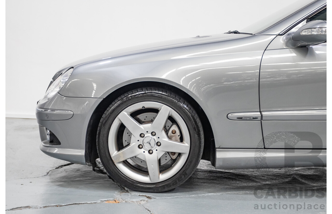 01/2009 Mercedes-Benz CLK280 Avantgarde C209 07 Upgrade 2d Coupe Palladium Silver Metallic 3.0L