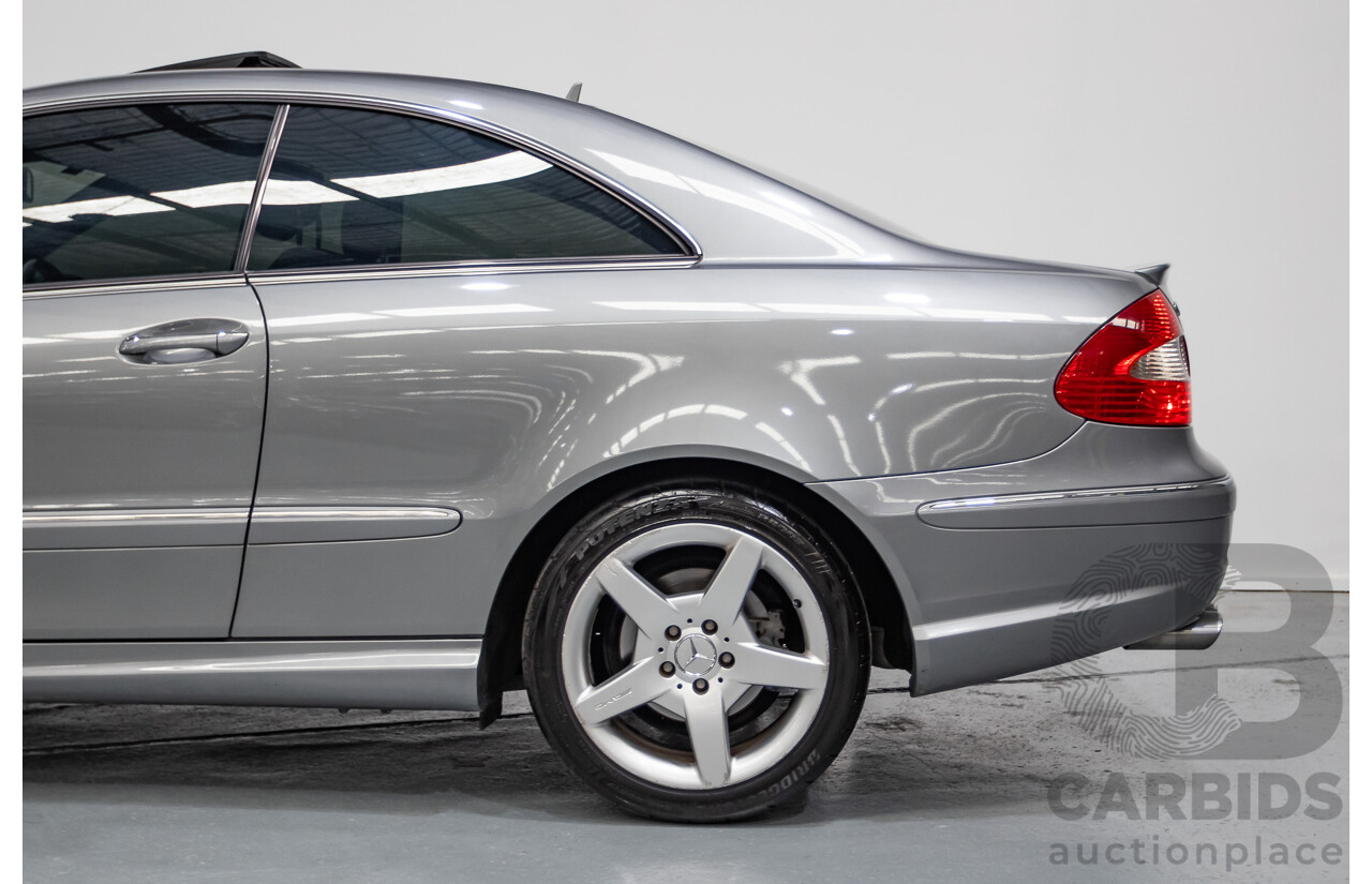 01/2009 Mercedes-Benz CLK280 Avantgarde C209 07 Upgrade 2d Coupe Palladium Silver Metallic 3.0L