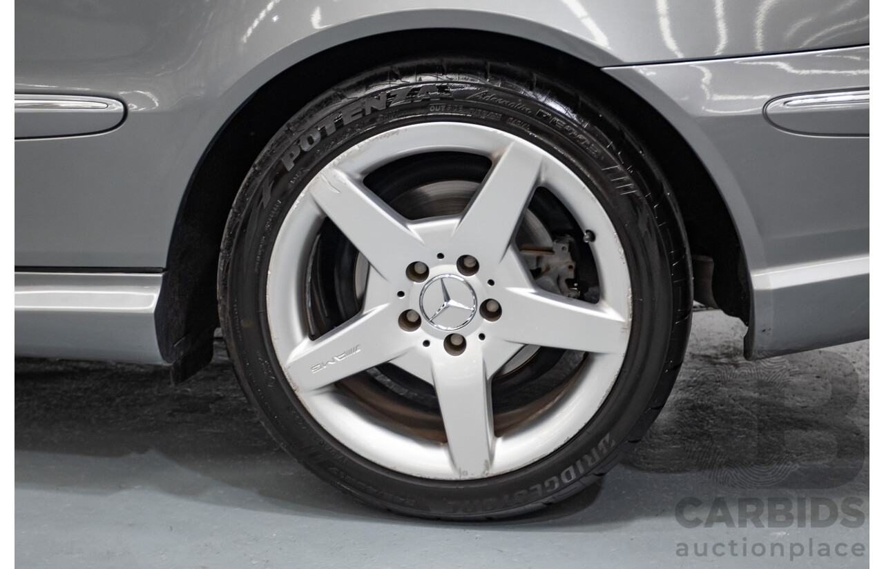 01/2009 Mercedes-Benz CLK280 Avantgarde C209 07 Upgrade 2d Coupe Palladium Silver Metallic 3.0L