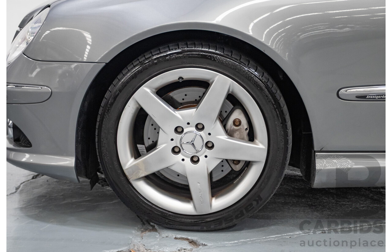 01/2009 Mercedes-Benz CLK280 Avantgarde C209 07 Upgrade 2d Coupe Palladium Silver Metallic 3.0L