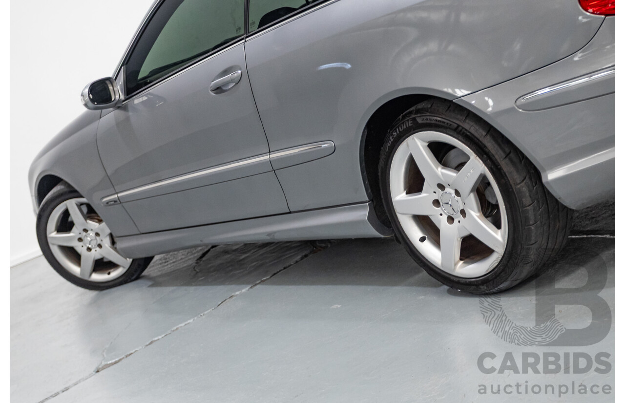 01/2009 Mercedes-Benz CLK280 Avantgarde C209 07 Upgrade 2d Coupe Palladium Silver Metallic 3.0L