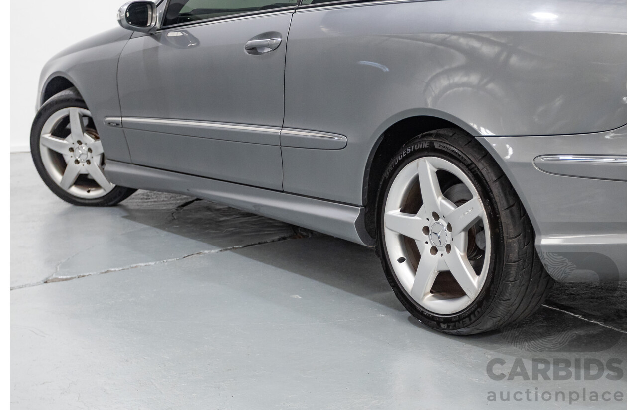 01/2009 Mercedes-Benz CLK280 Avantgarde C209 07 Upgrade 2d Coupe Palladium Silver Metallic 3.0L