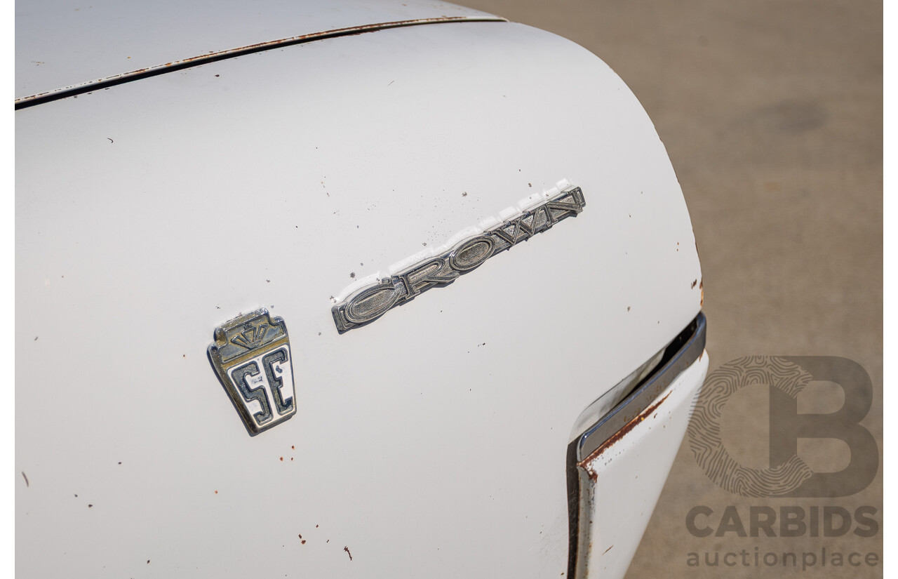 11/1971 Toyota Crown SE MS65 4d Sedan White 2.6L