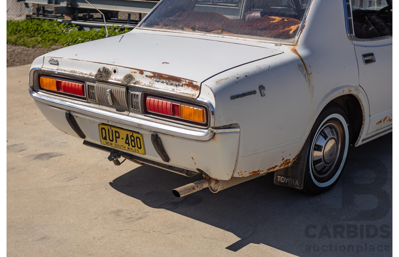 11/1971 Toyota Crown SE MS65 4d Sedan White 2.6L