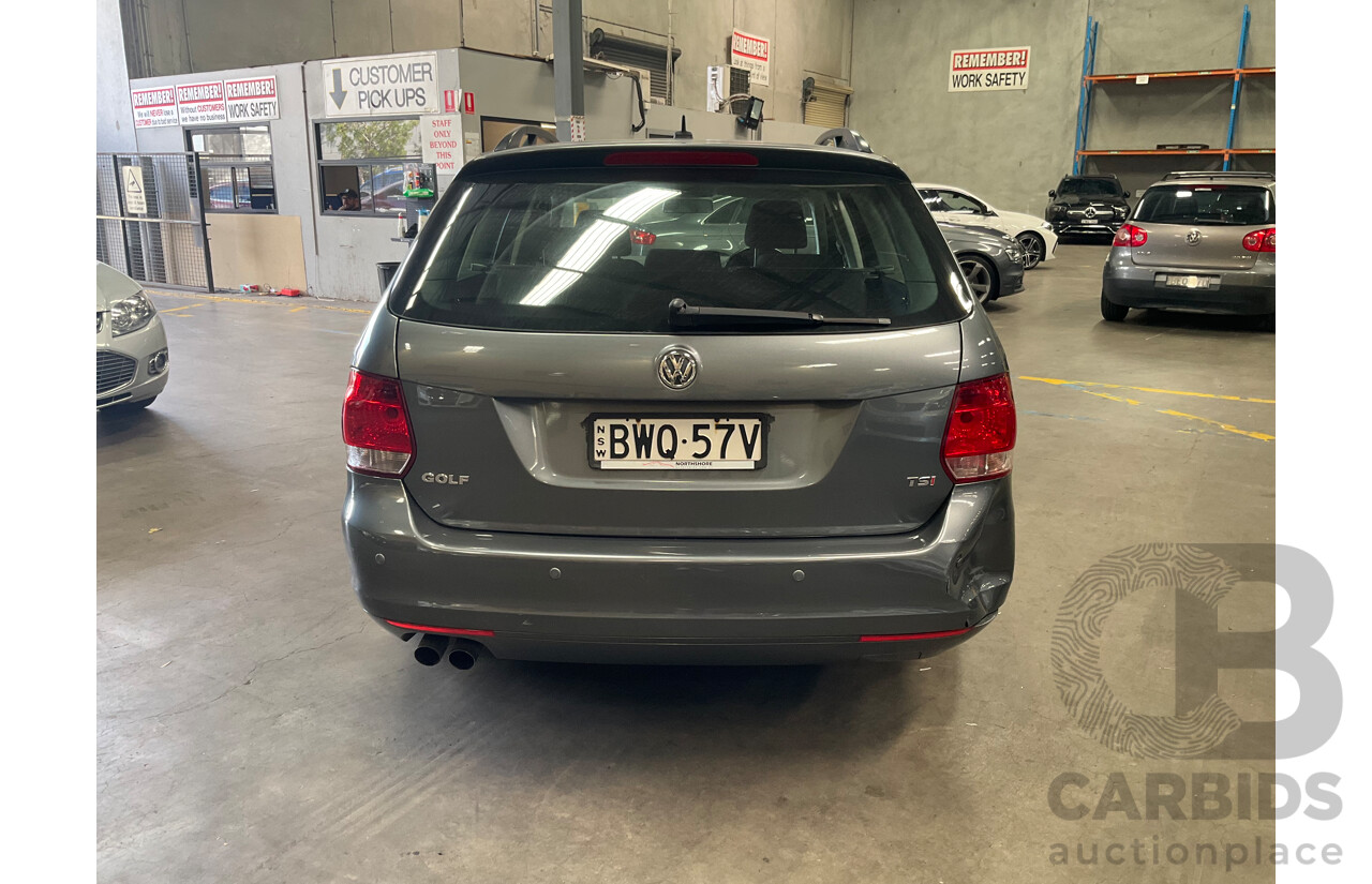 5/2011 Volkswagen Golf 90 TSI Trendline 1K MY11 4d Wagon Grey Turbo 1.4L