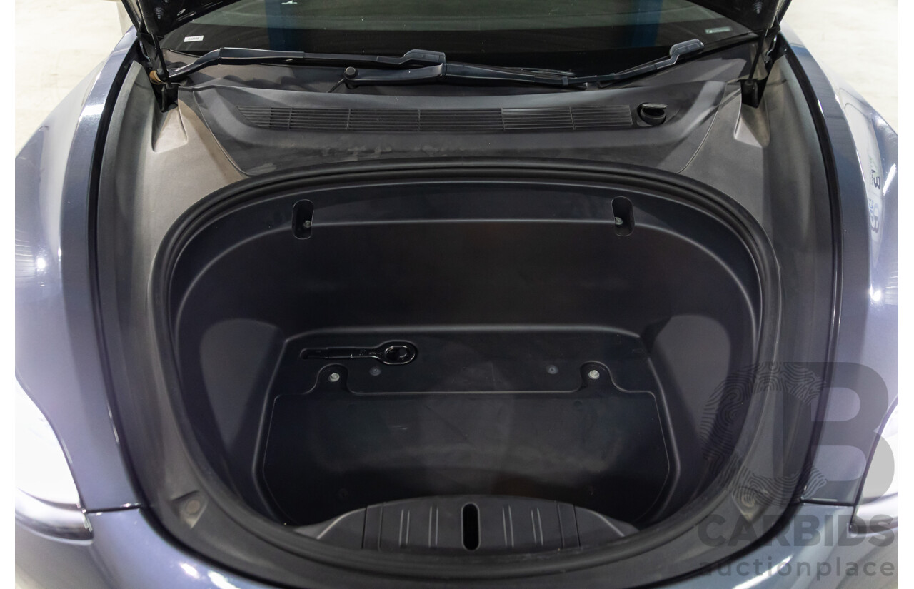 05/2020 Tesla Model 3 E1RB Standard Range (RWD) MY20 5D Sedan Midnight Silver Metallic Electric EV - 190kW