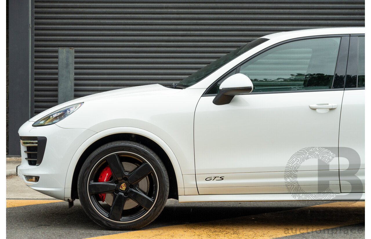 1/2018 Porsche Cayenne GTS (AWD) Series 2 MY18 4d Wagon Carrara White Twin Turbo V6 3.6L
