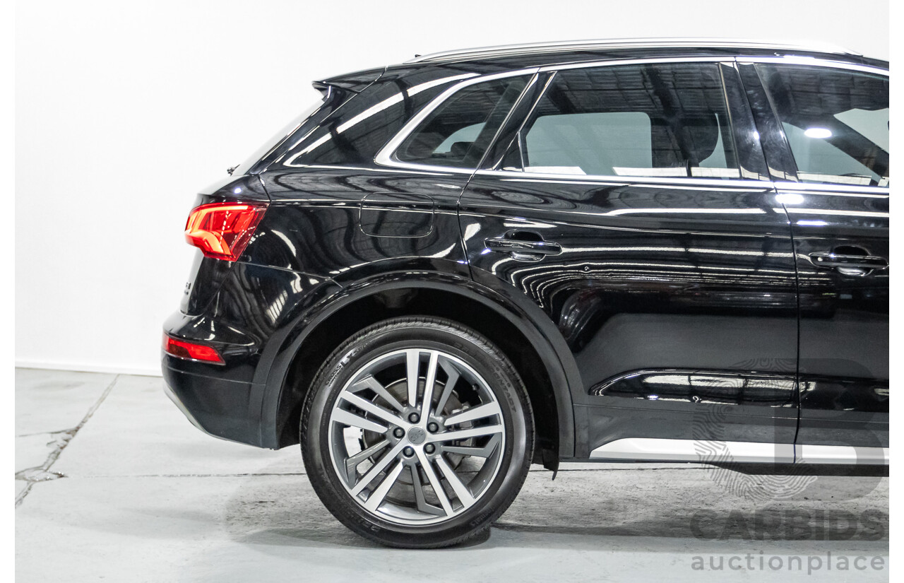 6/2017 Audi Q5 TFSI Sport Quattro Ultra (AWD) FY MY17 4d Wagon Brilliant Black Metallic Turbo 2.0L