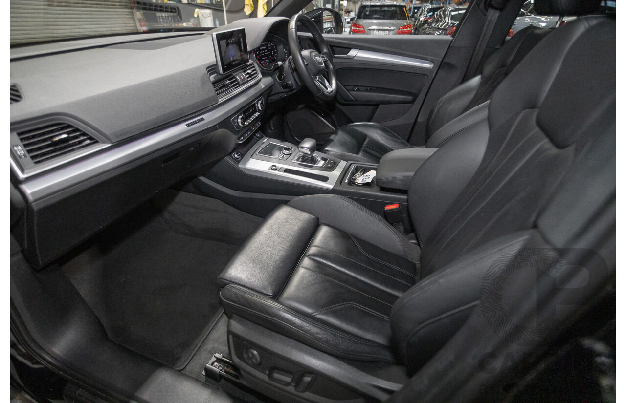 6/2017 Audi Q5 TFSI Sport Quattro Ultra (AWD) FY MY17 4d Wagon Brilliant Black Metallic Turbo 2.0L