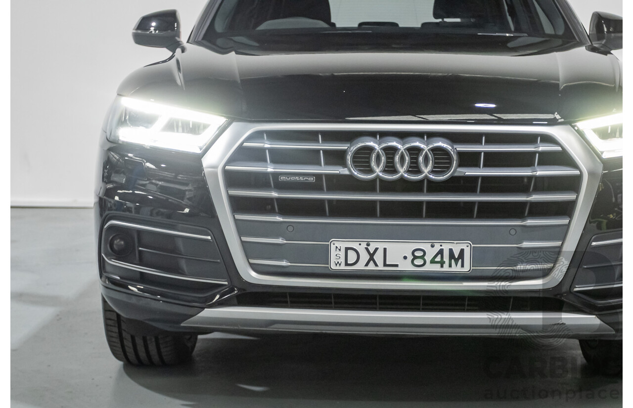 6/2017 Audi Q5 TFSI Sport Quattro Ultra (AWD) FY MY17 4d Wagon Brilliant Black Metallic Turbo 2.0L