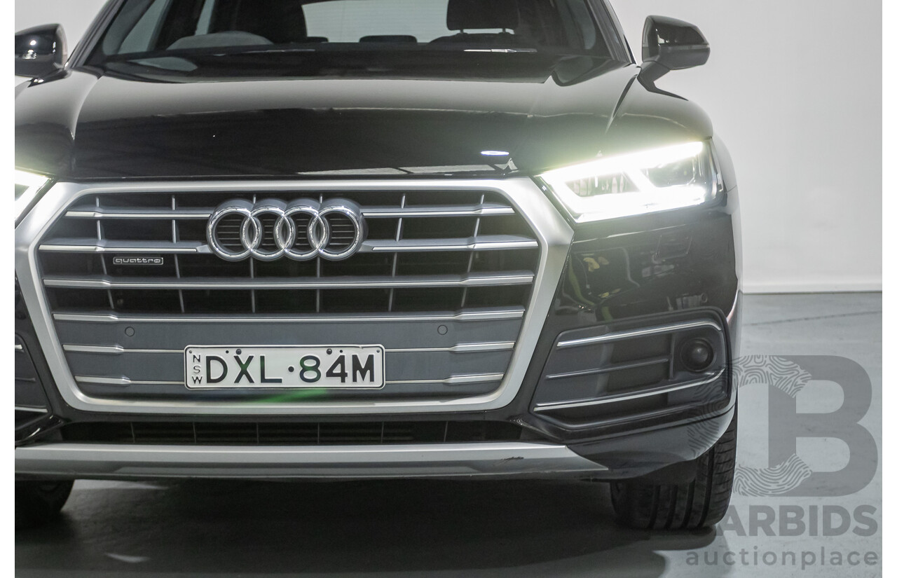 6/2017 Audi Q5 TFSI Sport Quattro Ultra (AWD) FY MY17 4d Wagon Brilliant Black Metallic Turbo 2.0L