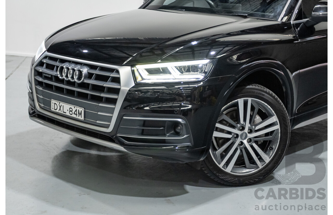 6/2017 Audi Q5 TFSI Sport Quattro Ultra (AWD) FY MY17 4d Wagon Brilliant Black Metallic Turbo 2.0L