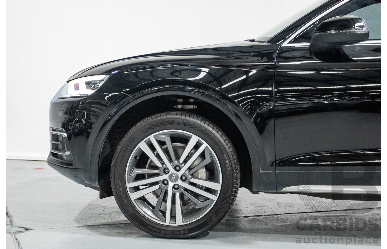 6/2017 Audi Q5 TFSI Sport Quattro Ultra (AWD) FY MY17 4d Wagon Brilliant Black Metallic Turbo 2.0L