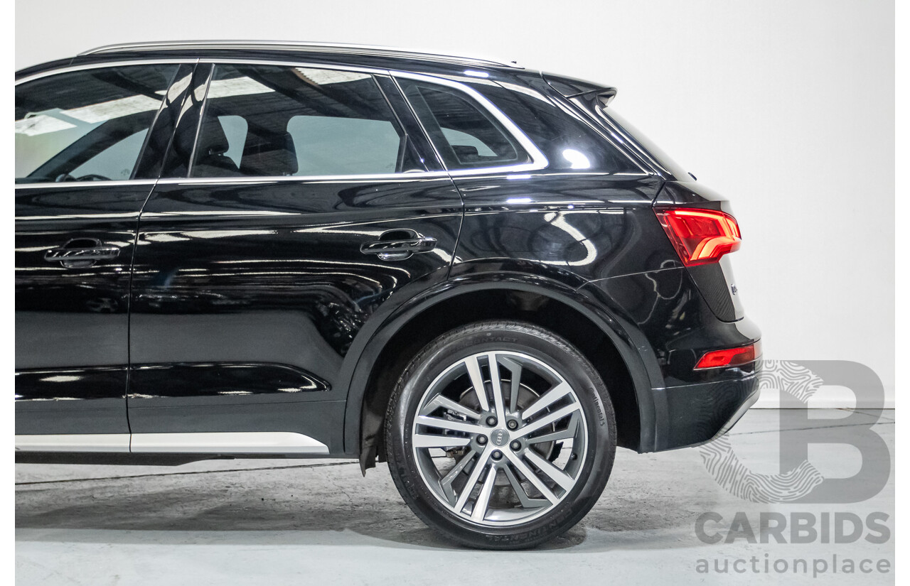 6/2017 Audi Q5 TFSI Sport Quattro Ultra (AWD) FY MY17 4d Wagon Brilliant Black Metallic Turbo 2.0L