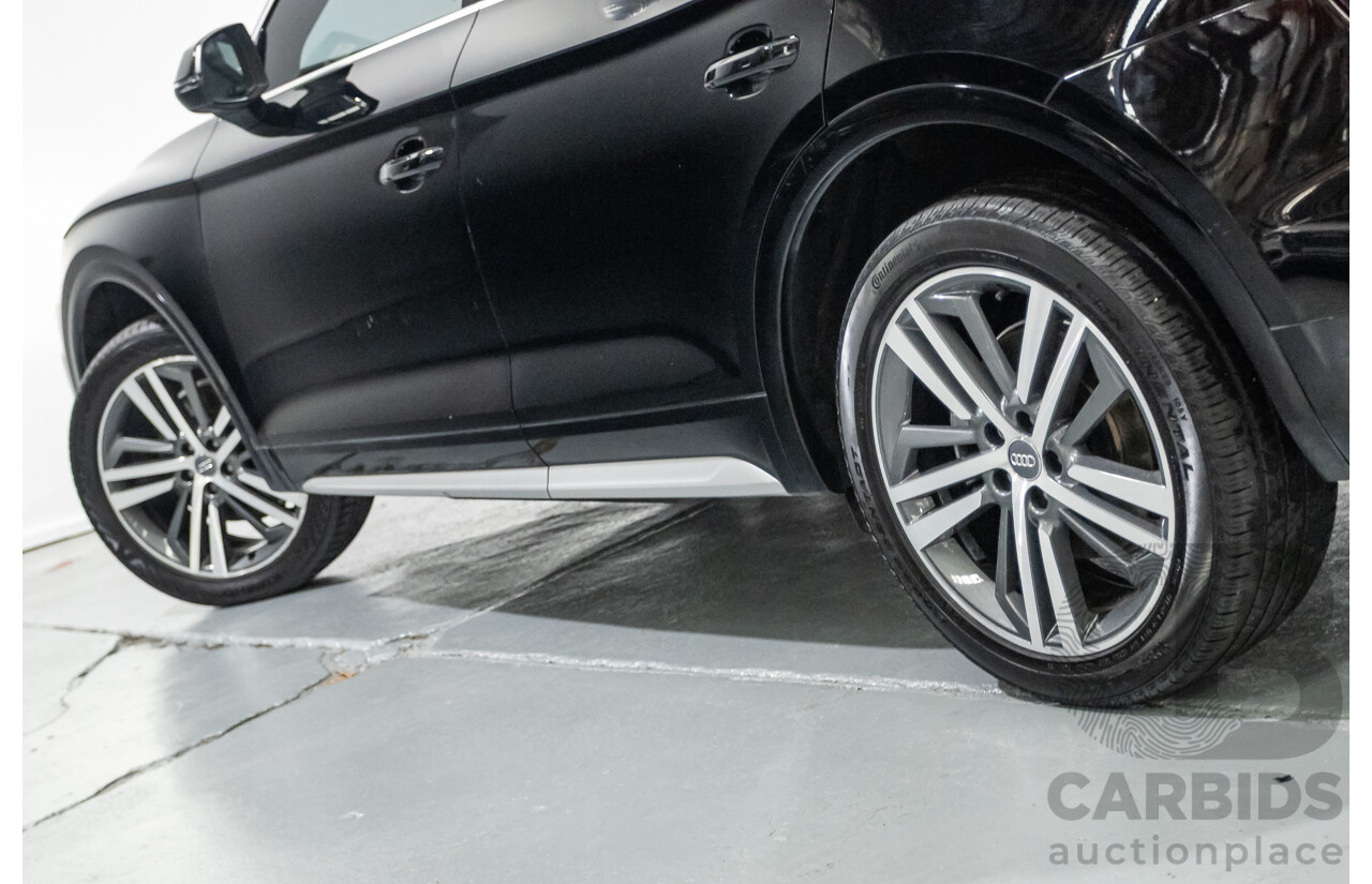 6/2017 Audi Q5 TFSI Sport Quattro Ultra (AWD) FY MY17 4d Wagon Brilliant Black Metallic Turbo 2.0L