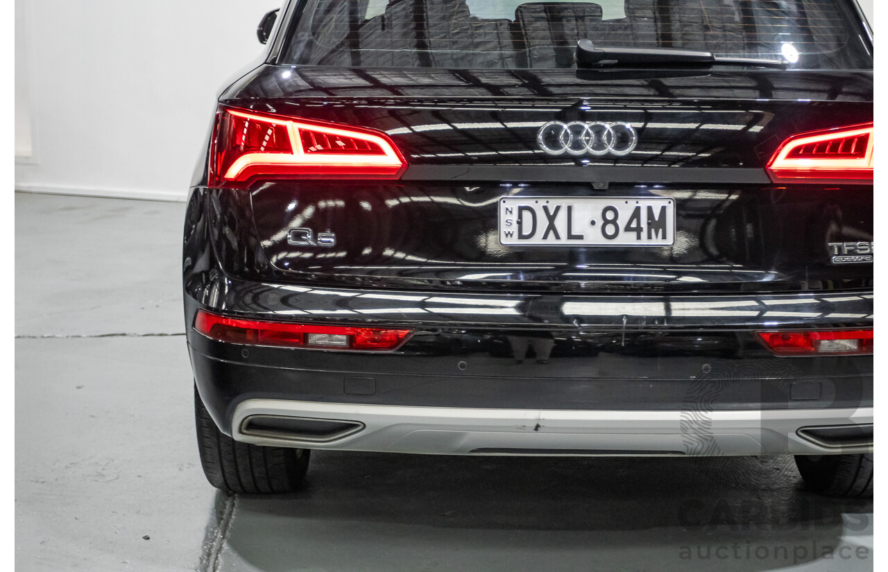 6/2017 Audi Q5 TFSI Sport Quattro Ultra (AWD) FY MY17 4d Wagon Brilliant Black Metallic Turbo 2.0L