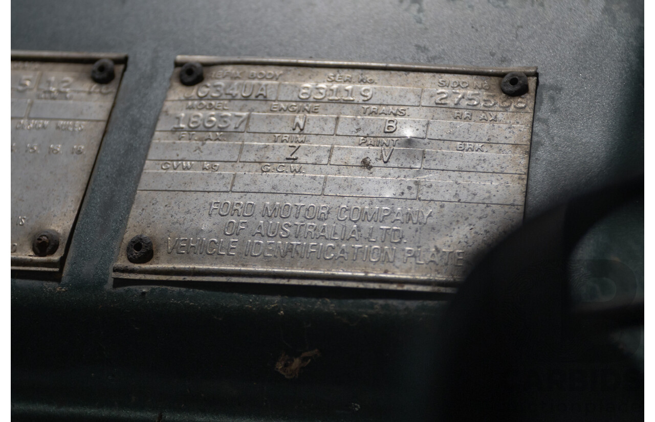 12/1978 Ford XC Fairmont 4d Sedan Emerald Green 4.1L
