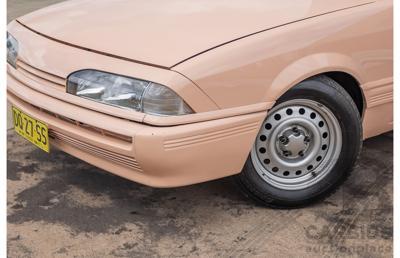 6/1988 Holden VL Commodore Executive 4d Sedan Pastel Pink Turbo 3.0L
