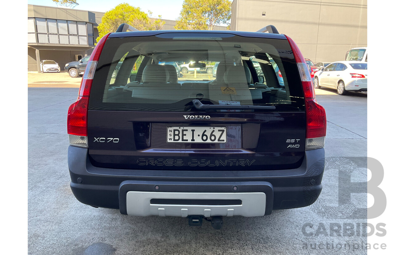 7/2007 Volvo Xc70 Lifestyle Edition (LE) MY06 4d Wagon Maroon 2.5L