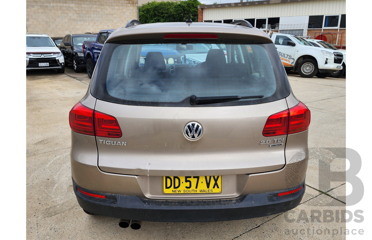 1/2013 Volkswagen Tiguan 103 TDI 5NC MY13 4d Wagon Beige 2.0L