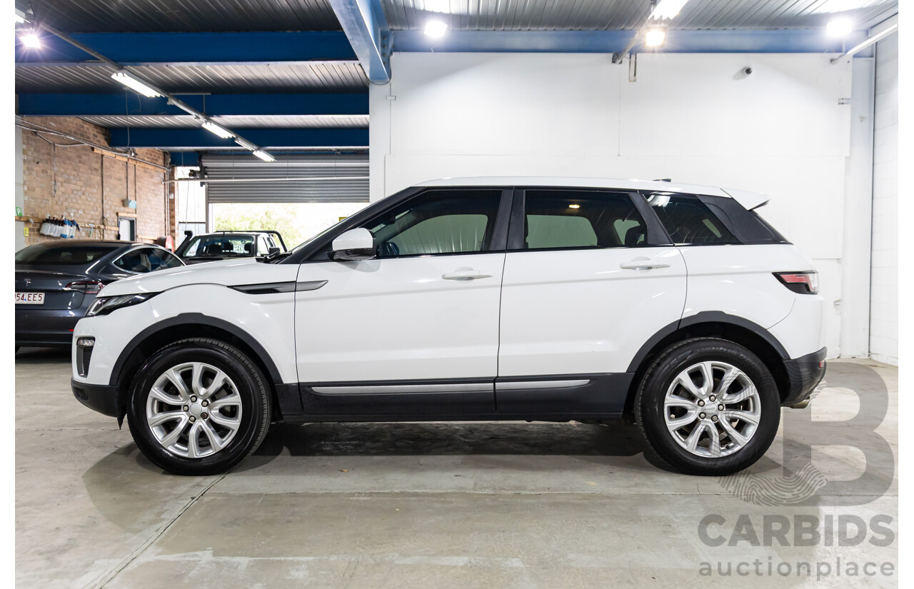 12/2016 Range Rover Evoque Td4 180 SE (AWD) LV MY17 5d Wagon Fuji White Turbo Diesel 2.0L