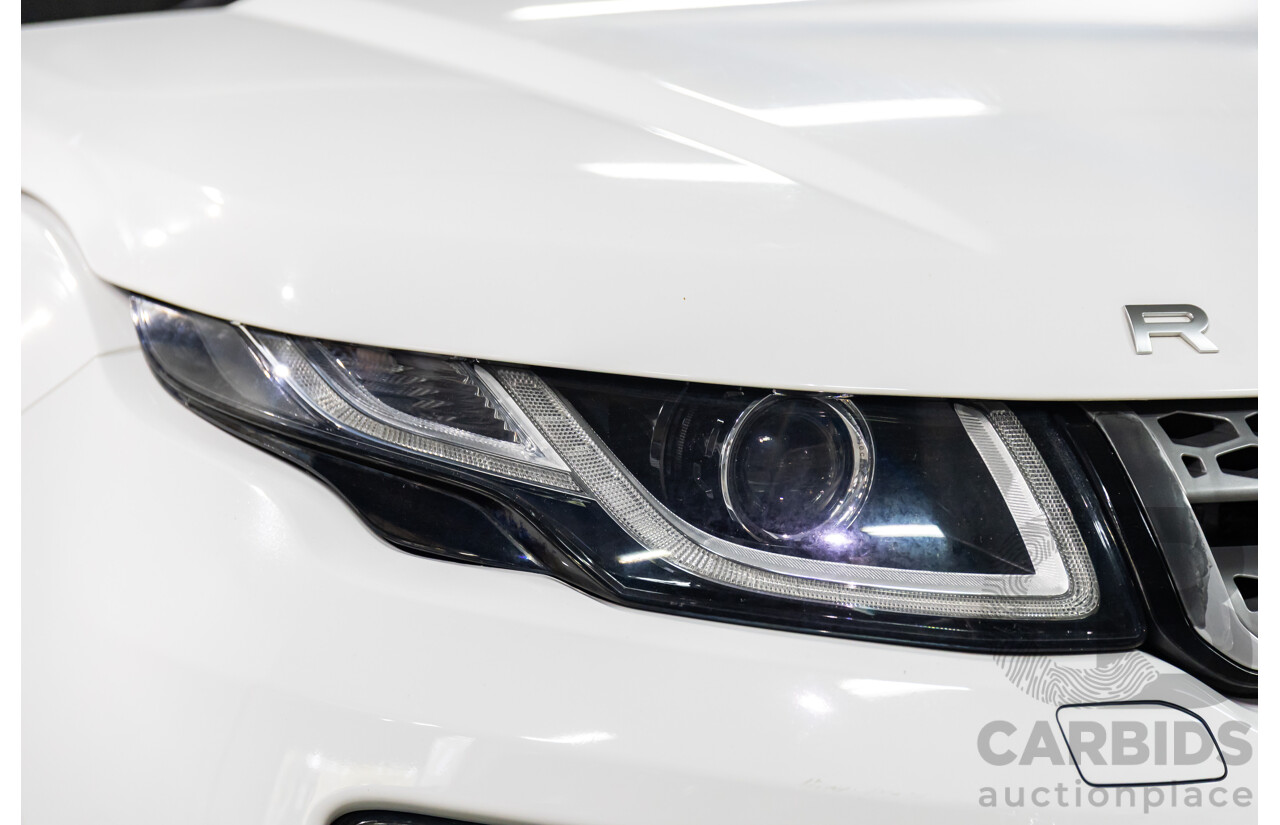 12/2016 Range Rover Evoque Td4 180 SE (AWD) LV MY17 5d Wagon Fuji White Turbo Diesel 2.0L