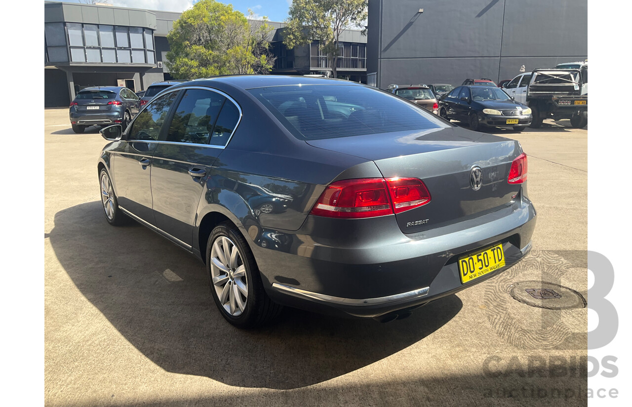 10/2013 Volkswagen Passat 118 TSI 3C MY14 4d Sedan Iceland Grey Pearl Turbo 1.8L