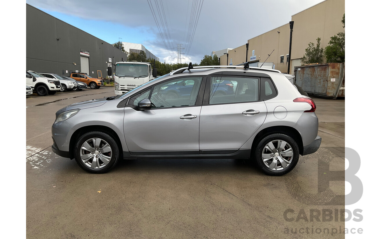 12/2017 Peugeot 2008 Active (FWD) MY17 Update 4d Wagon Silver Turbo 1.2L