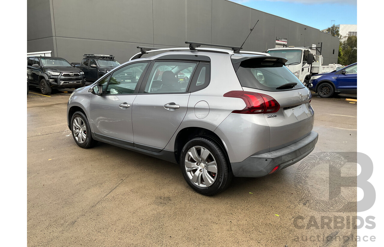 12/2017 Peugeot 2008 Active (FWD) MY17 Update 4d Wagon Silver Turbo 1.2L