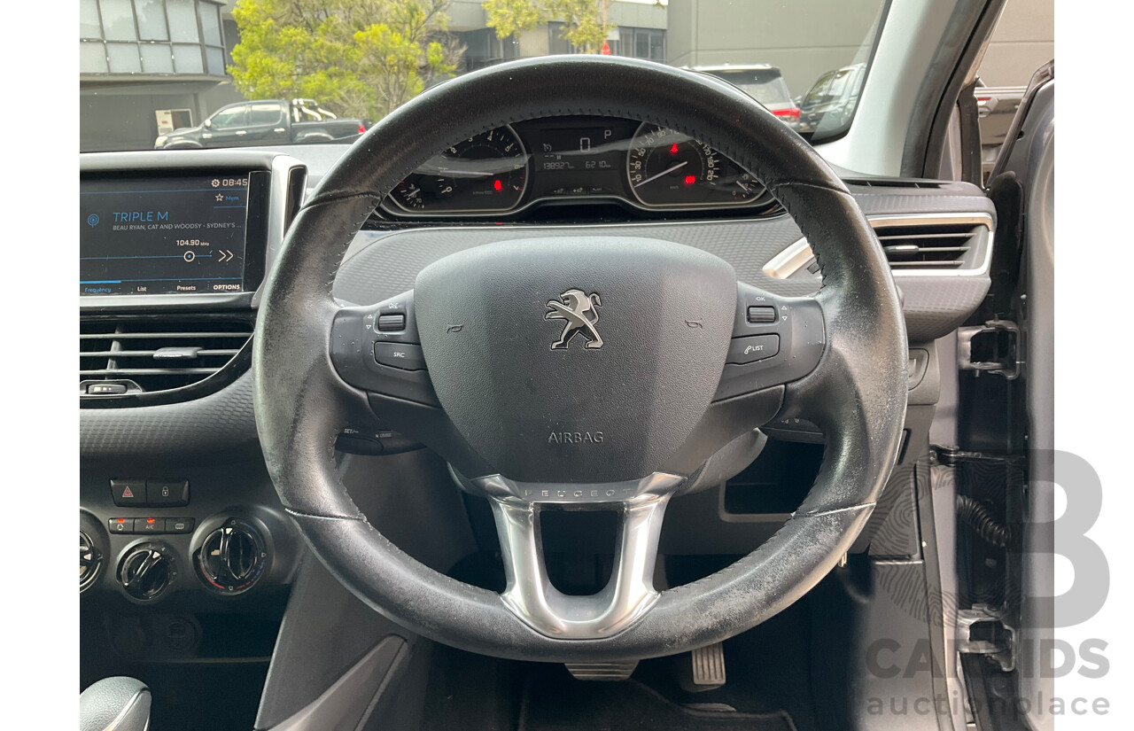 12/2017 Peugeot 2008 Active (FWD) MY17 Update 4d Wagon Silver Turbo 1.2L