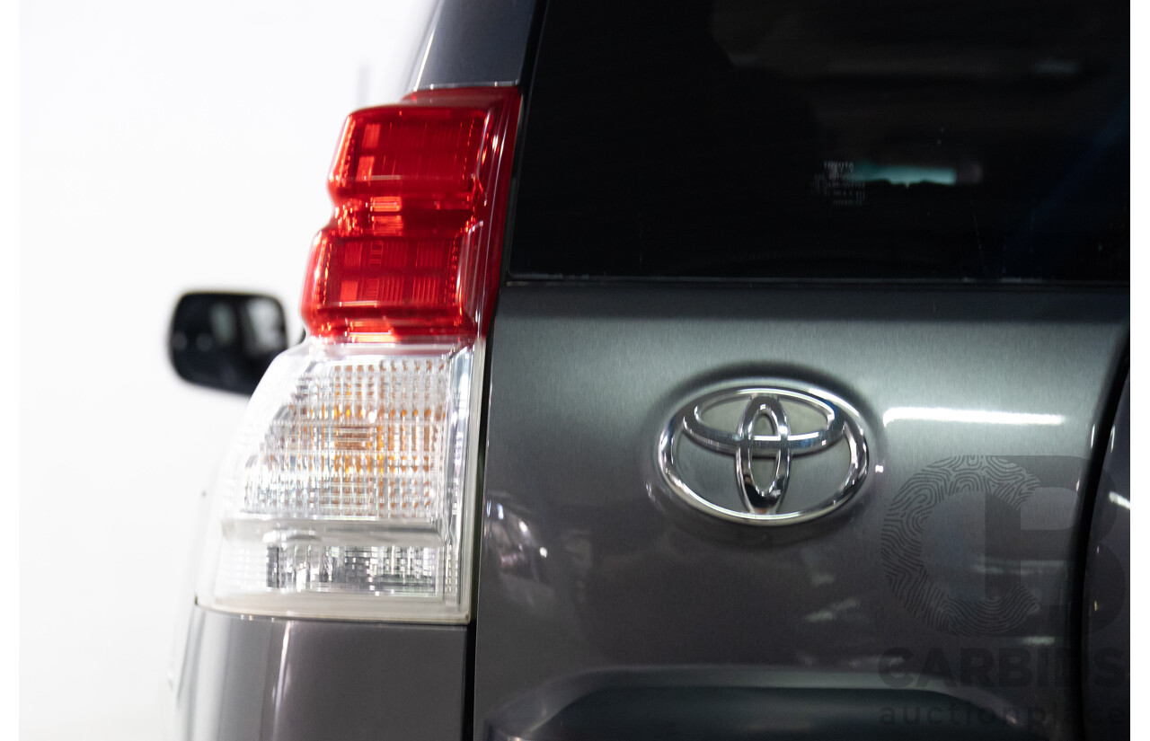 10/2009 Toyota Landcruiser Prado Kakadu (4x4) KDJ150R 4d Wagon Graphite Grey Turbo Diesel 3.0L