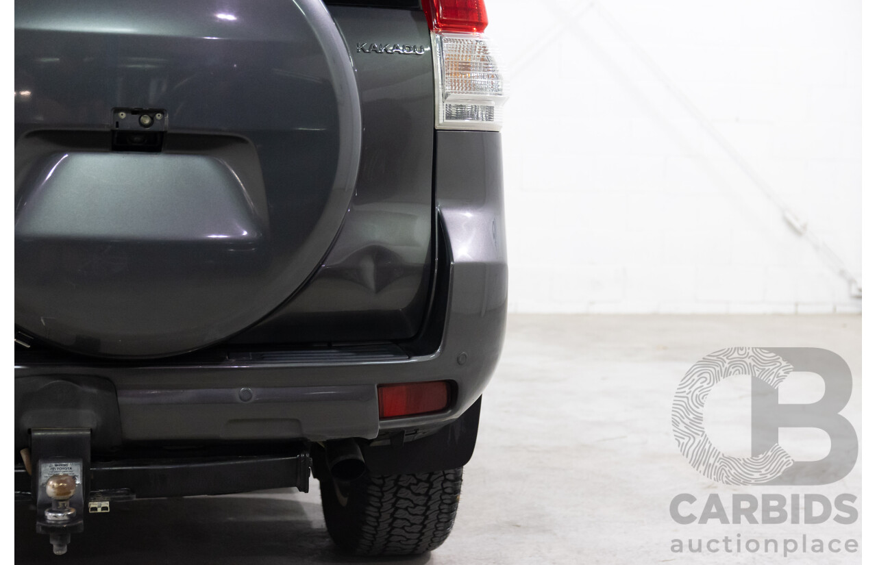 10/2009 Toyota Landcruiser Prado Kakadu (4x4) KDJ150R 4d Wagon Graphite Grey Turbo Diesel 3.0L