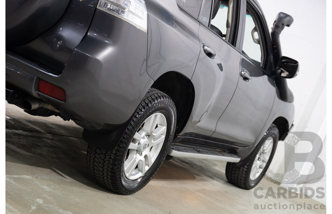 10/2009 Toyota Landcruiser Prado Kakadu (4x4) KDJ150R 4d Wagon Graphite Grey Turbo Diesel 3.0L