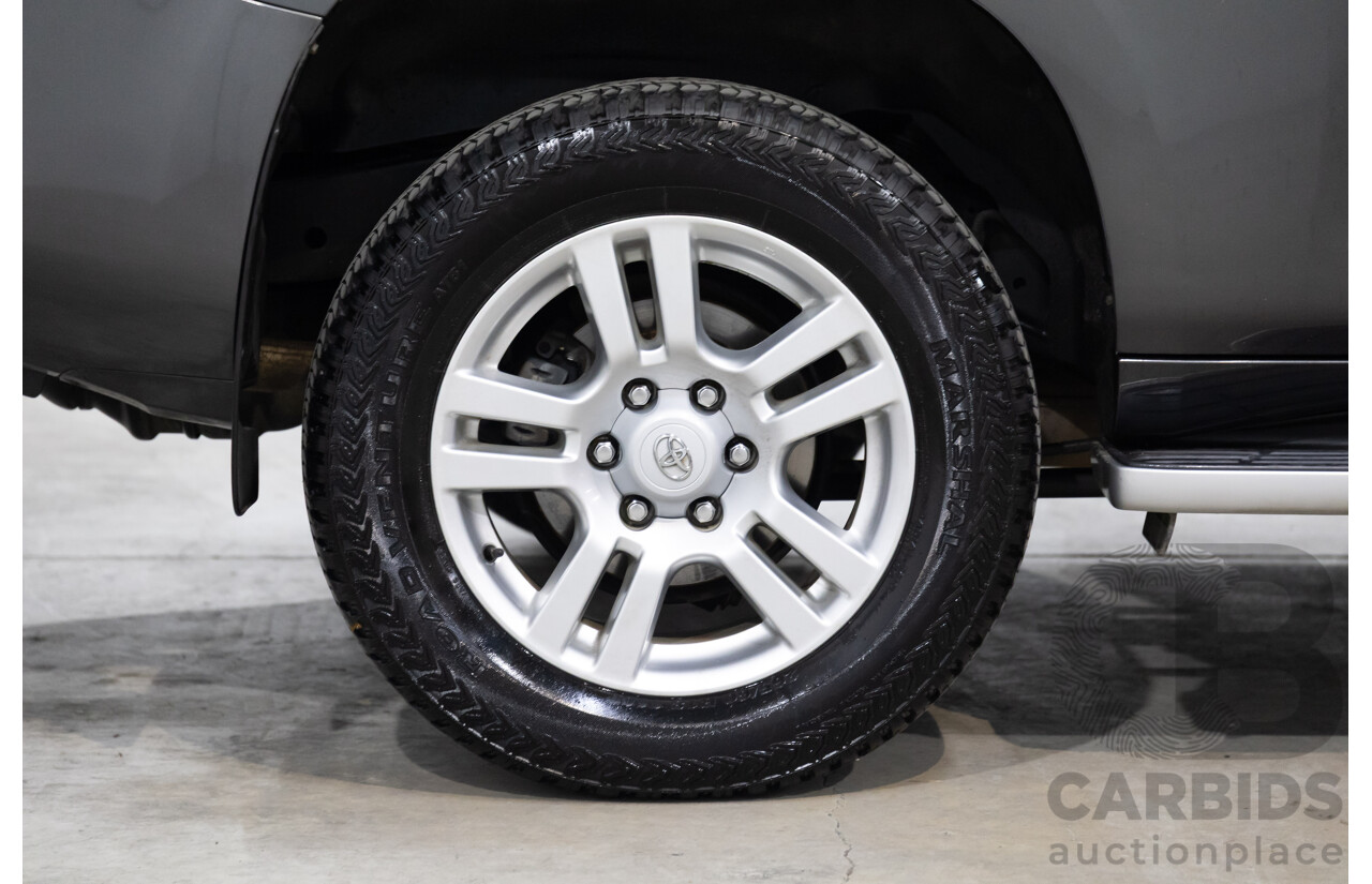 10/2009 Toyota Landcruiser Prado Kakadu (4x4) KDJ150R 4d Wagon Graphite Grey Turbo Diesel 3.0L