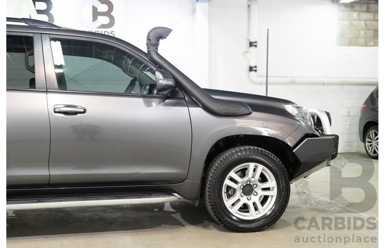 10/2009 Toyota Landcruiser Prado Kakadu (4x4) KDJ150R 4d Wagon Graphite Grey Turbo Diesel 3.0L