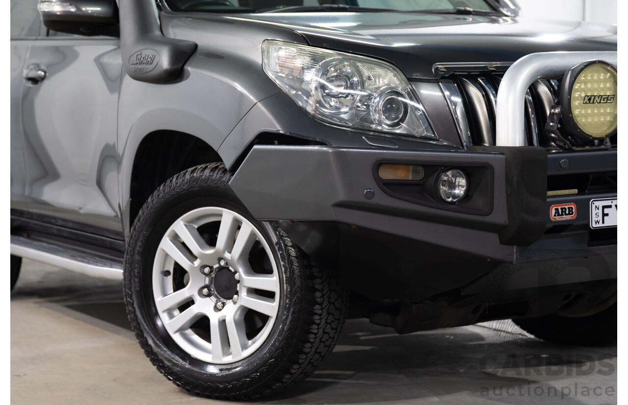 10/2009 Toyota Landcruiser Prado Kakadu (4x4) KDJ150R 4d Wagon Graphite Grey Turbo Diesel 3.0L