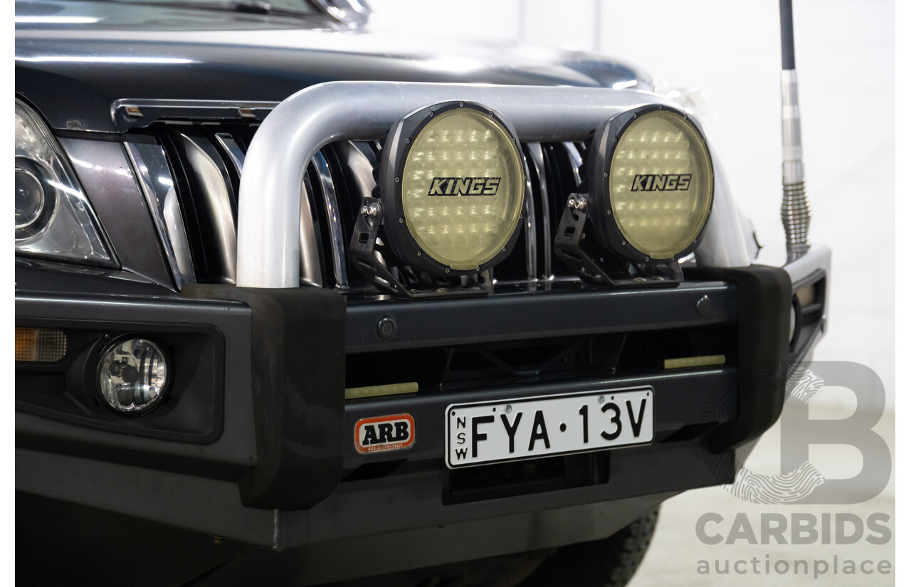 10/2009 Toyota Landcruiser Prado Kakadu (4x4) KDJ150R 4d Wagon Graphite Grey Turbo Diesel 3.0L